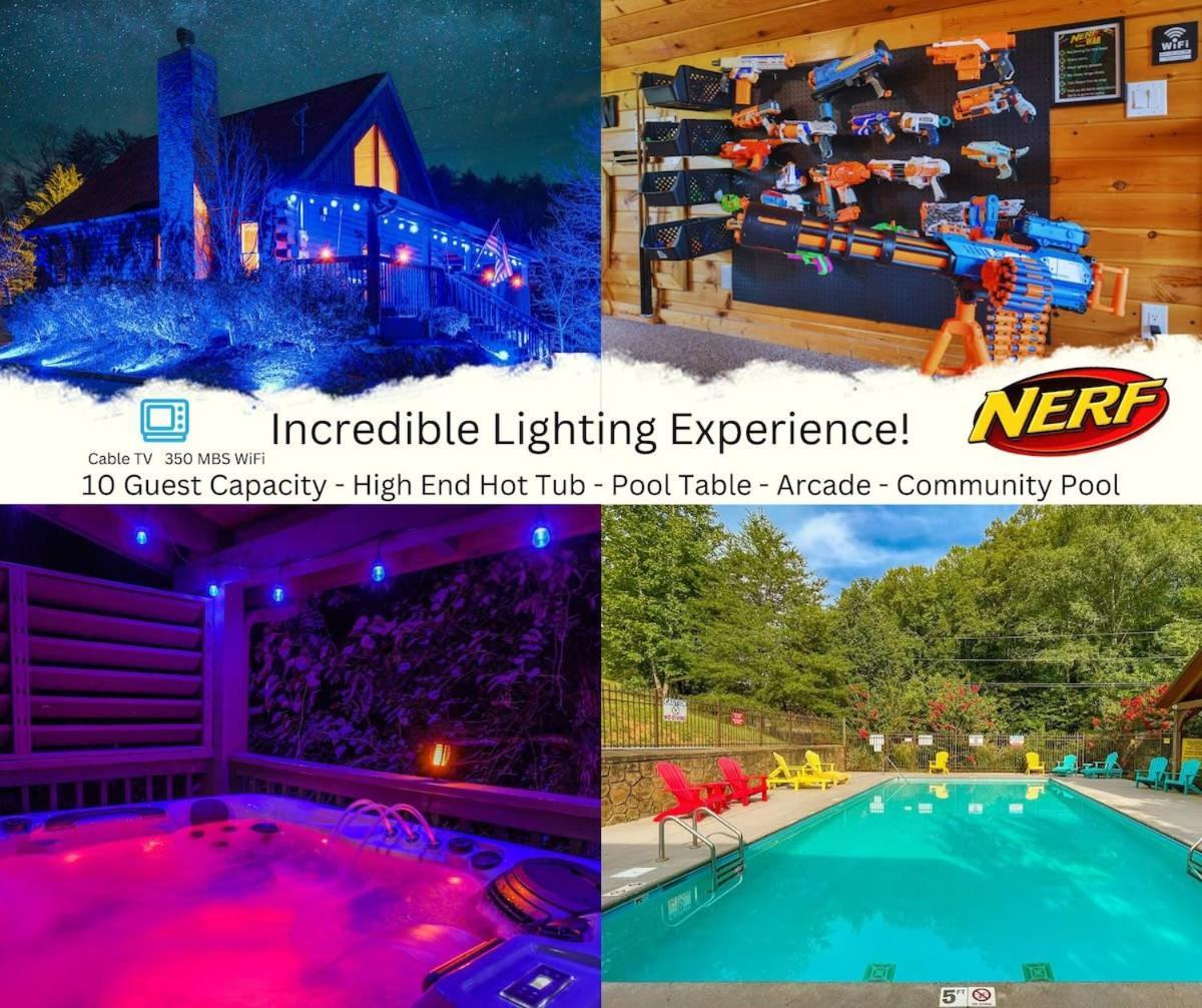 Ryes And Shine Bootlegger'S Cabin! Hot Tub* Pool* Arcade* Billiards *Ev * Pet Friendly Sevierville Exterior photo